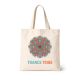 Trance Tribe Mandala Cotton Tote Bag